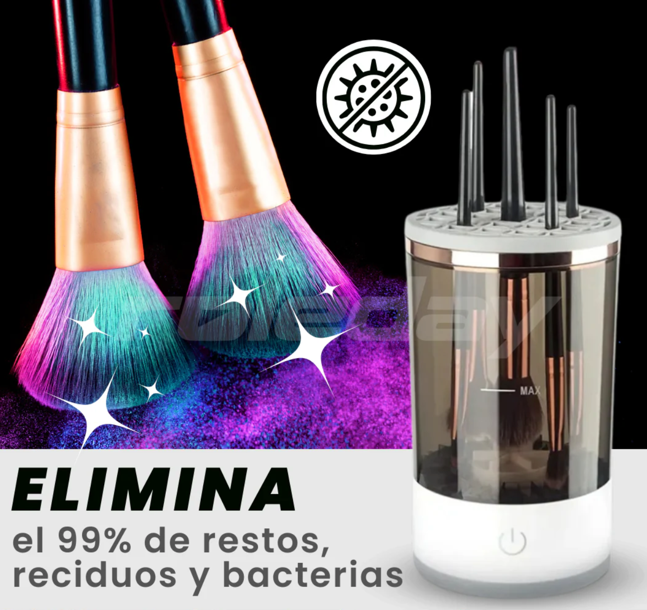 Máquina Lavadora De Brochas Maquillaje
