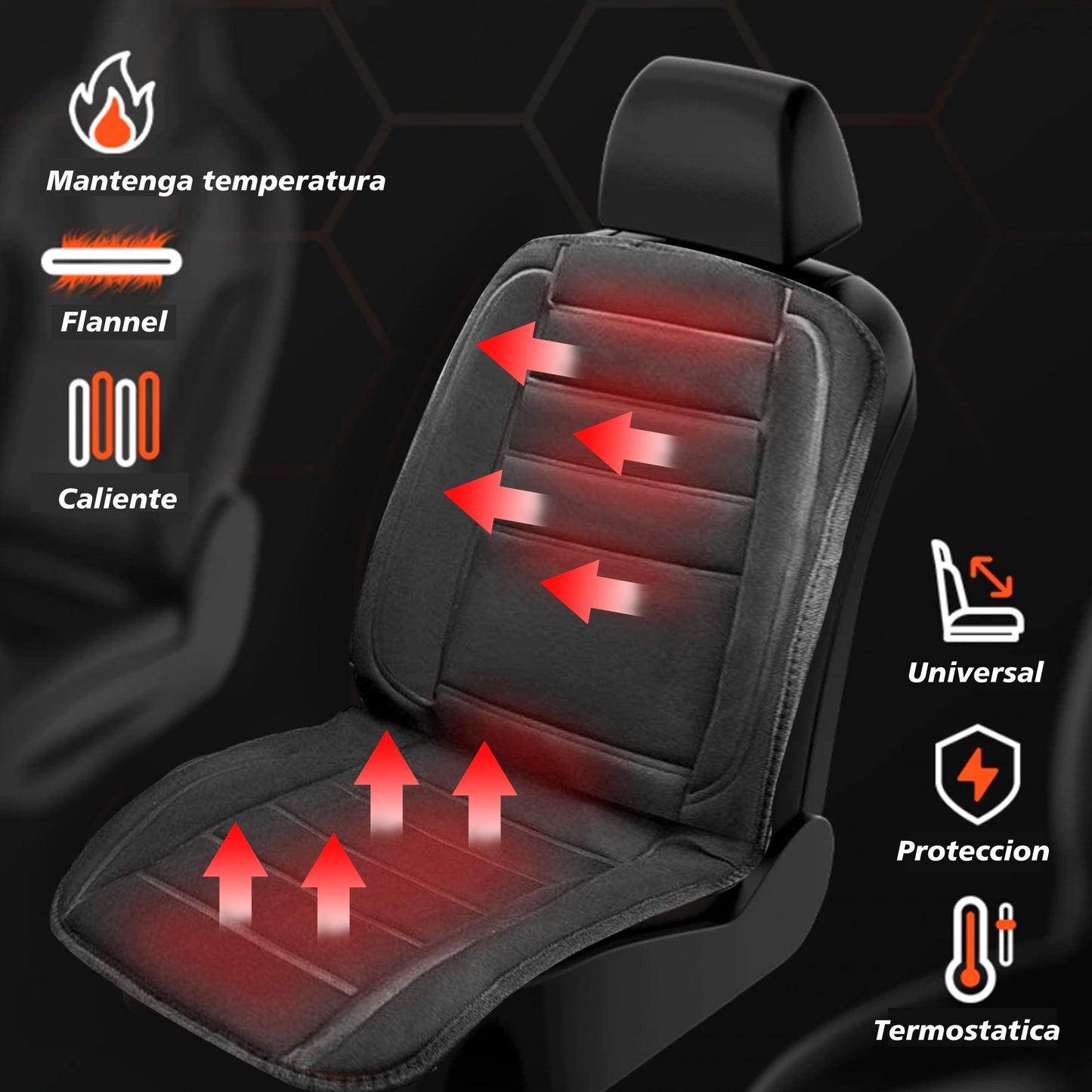 HeatWave PRO Calefactor Asiento Auto con Envío Gratis