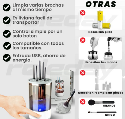 Máquina Lavadora De Brochas Maquillaje