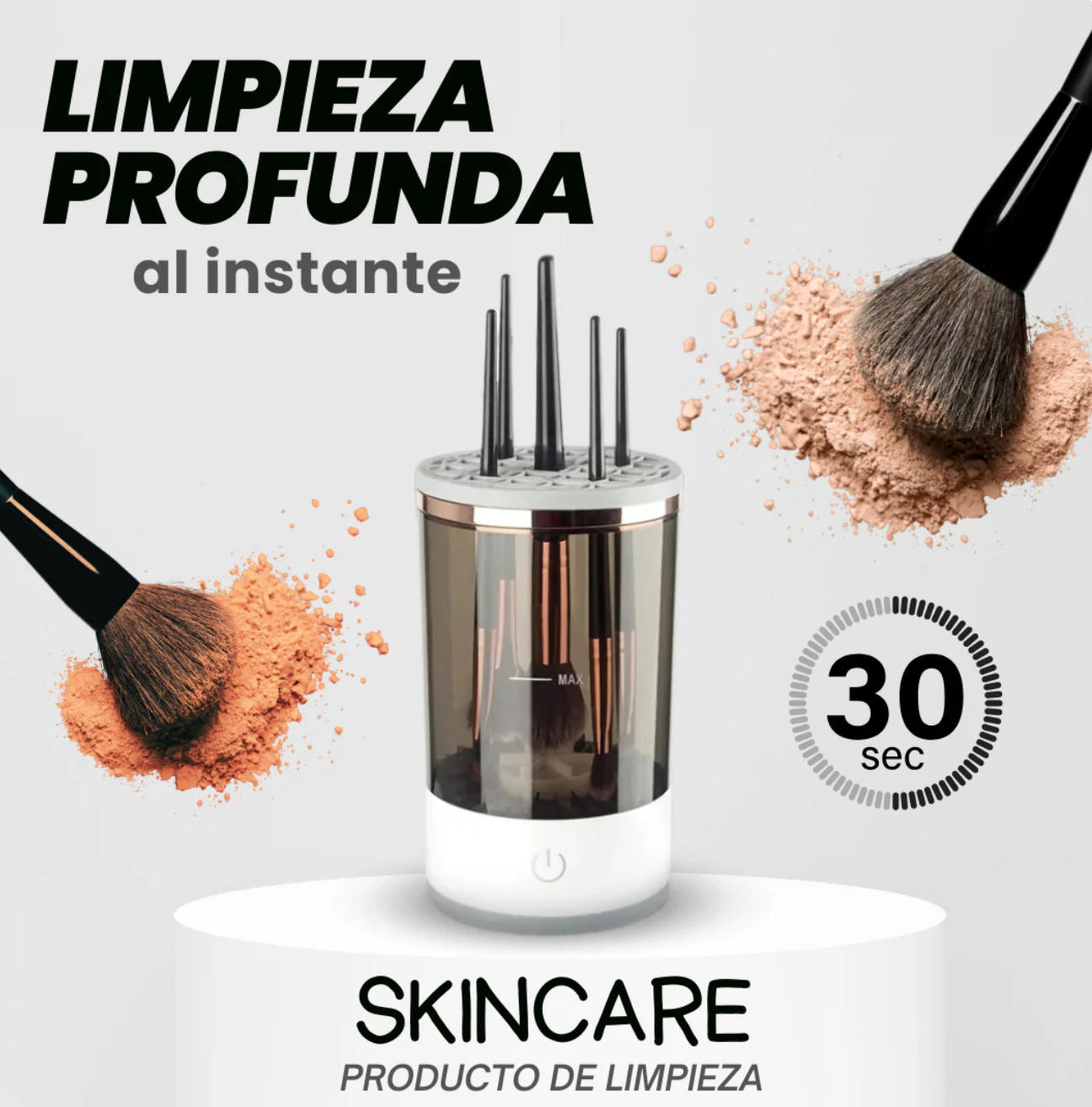 Máquina Lavadora De Brochas Maquillaje