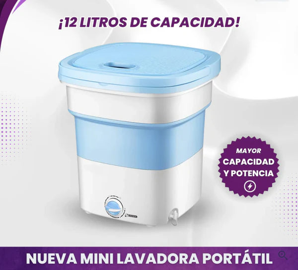 Mini Lavadora  con centrifugado
